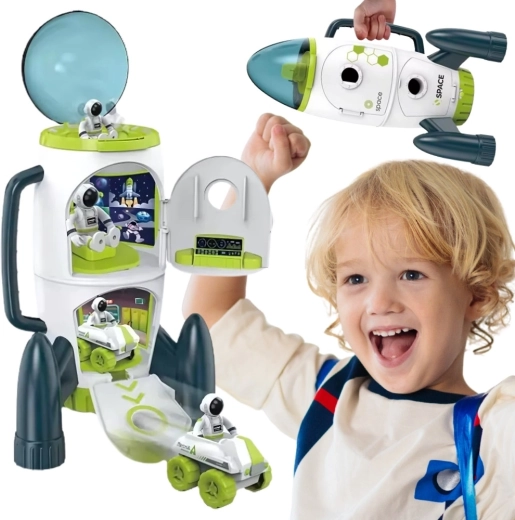 Cohete espacial interactivo Woopie con luces y sonidos
