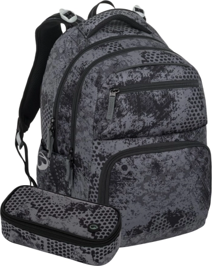 Set escolar Bagmaster ZIPSTER 25 B gris