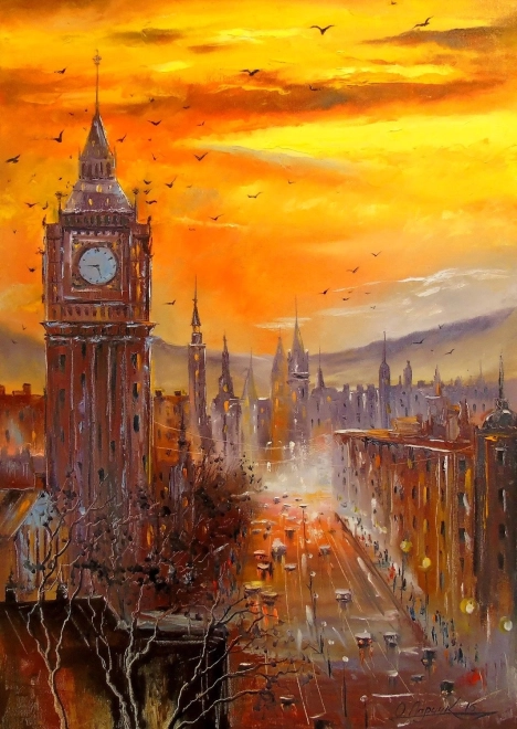 Puzzle Londres nocturno 1000 piezas