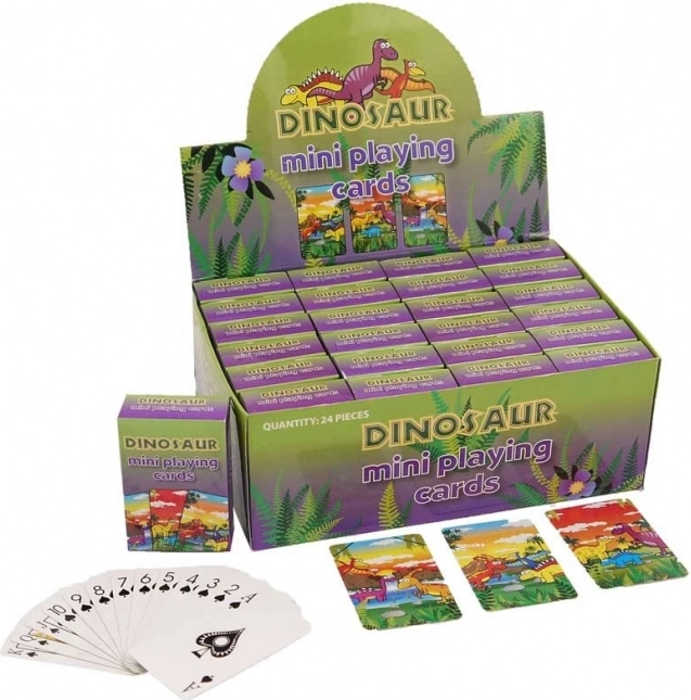 Mini naipes Dinosaures (54 cartas)