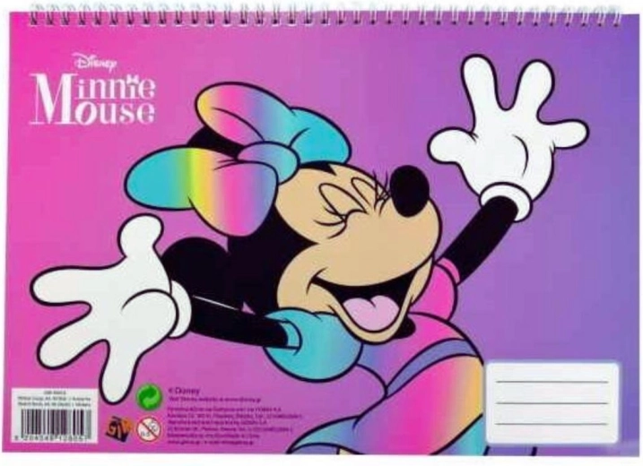 Bloc de espiral con pegatinas Minnie - 1 unidad
