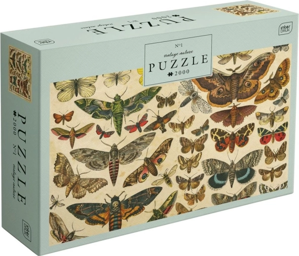Puzzle Vintage Nature: Mariposas, 2000 piezas