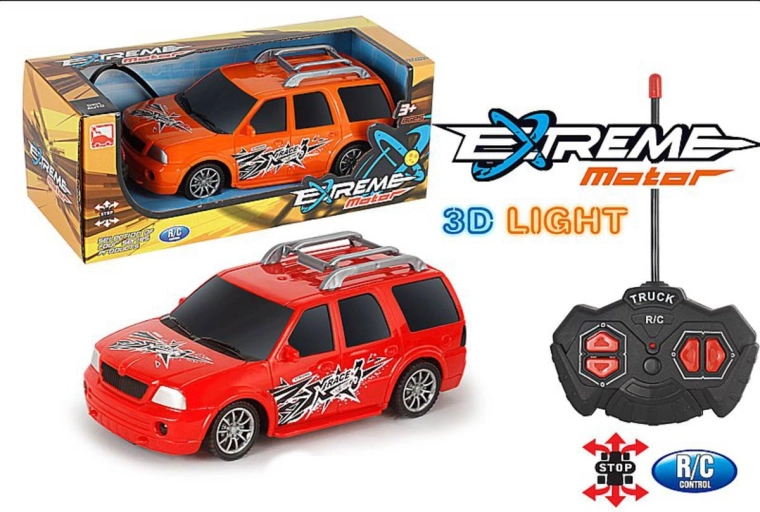 Adar RC coche SUV todoterreno con control remoto 27 MHz con luces - 1 pieza