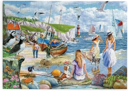 House of Puzzles Puzzle Brisa marina de 500 piezas grandes