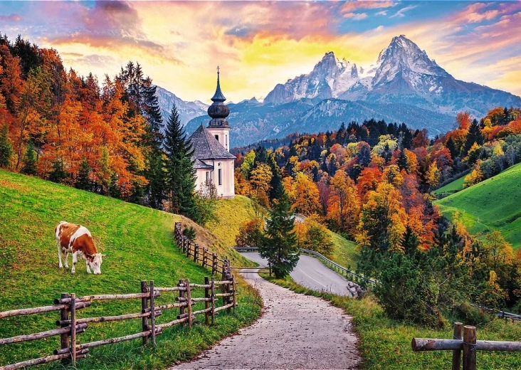 Puzzle Otoño en los Alpes Bávaros 2000 piezas