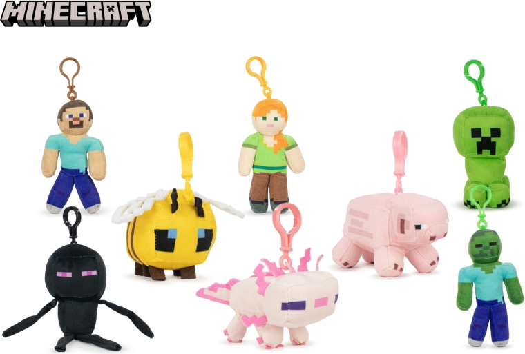 Llavero de peluche de Minecraft 12 cm