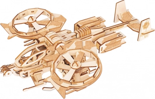 Puzzle 3D de madera - Helicóptero de combate