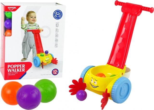 Empujador recolector de pelotas para niños