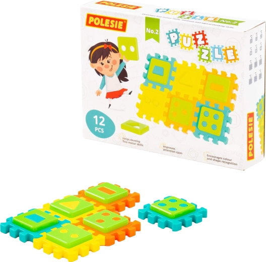 Puzle infantil encajable de 12 piezas