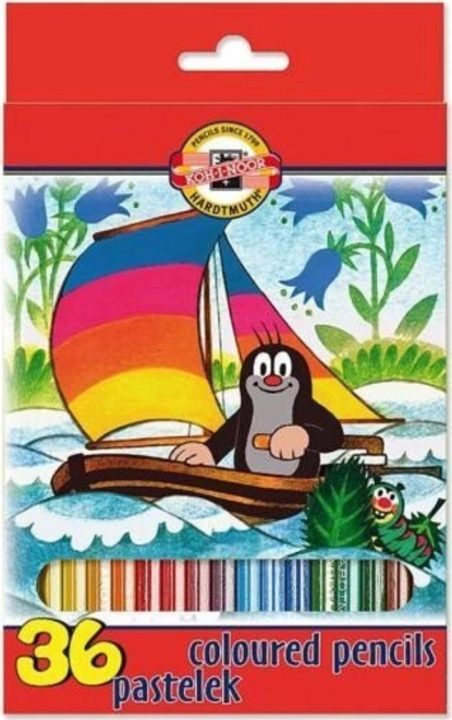 Lápices de colores hexagonales 36 uds KRTEK KOH-I-NOOR