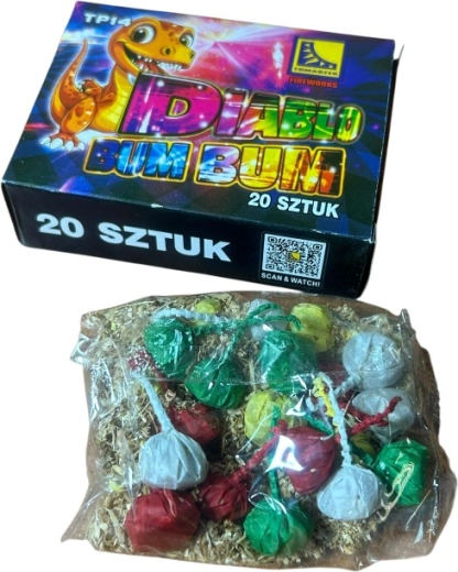 Mega bolitas explosivas - 20 bolitas