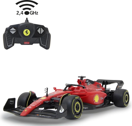 Modelo RC Ferrari F1-75 a escala 1:18, rojo