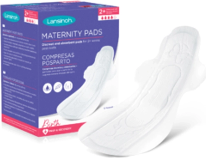 Compresas posparto Lansinoh extra absorbentes L, 10 uds