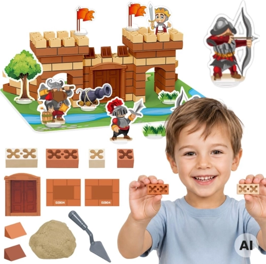 Woopie set de construcción castillo con ladrillitos - 1 pieza