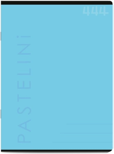 Cuaderno A4 PASTELINI azul, rayado, 40 hojas