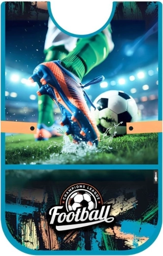 Delantal infantil para manualidades estilo fútbol