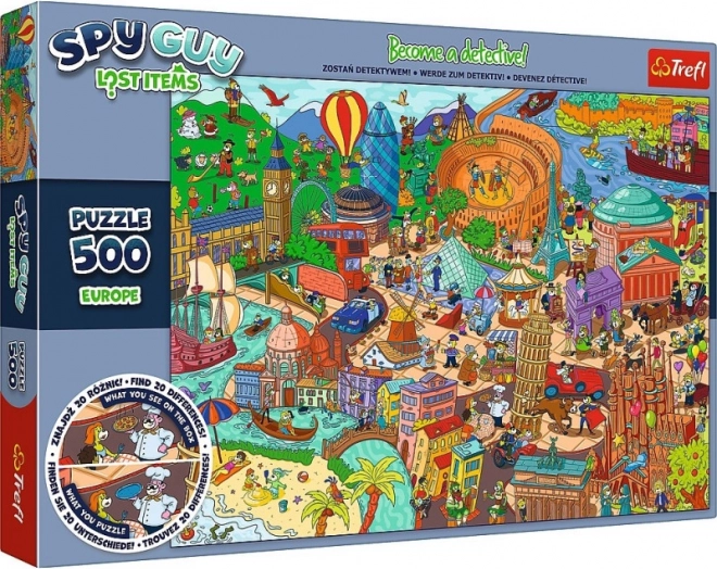 Puzle de 500 piezas Spy Guy Lost Items Europa