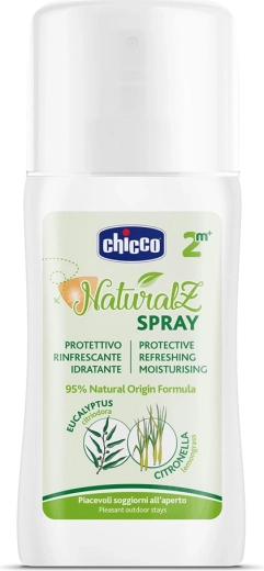 Chicco NaturalZ spray protector y refrescante contra mosquitos para niños 100 ml