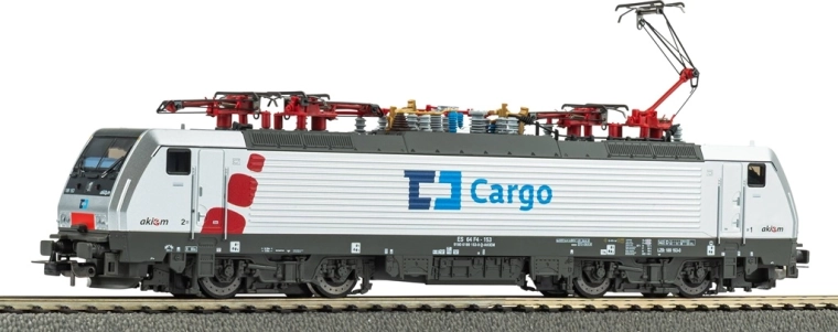Locomotora eléctrica Piko BR 189 ČD Cargo época VI con decodificador de sonido, digital