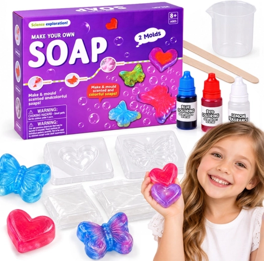 Kit creativo DIY para fabricar jabones perfumados