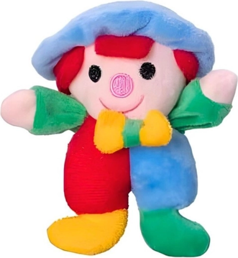 Payaso de peluche con sonajero