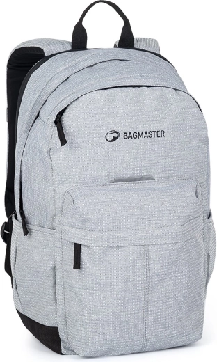 Mochila urbana Bagmaster POKY 22 A, decoración gris