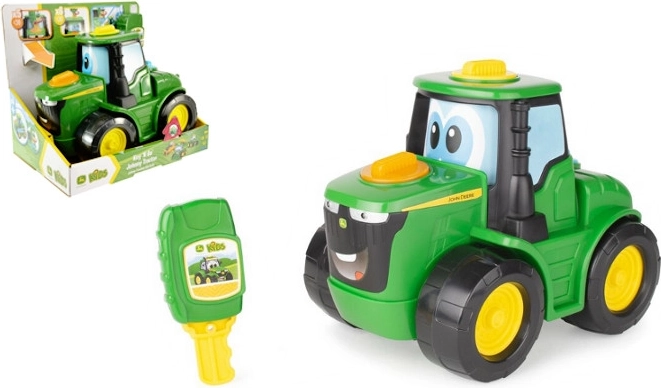 Tomy John Deere tractor Johnny con llave
