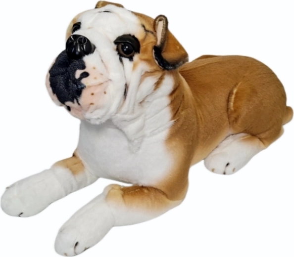 Perro bulldog de peluche - 1 unidad