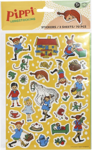 Set de pegatinas Pippi Calzaslargas