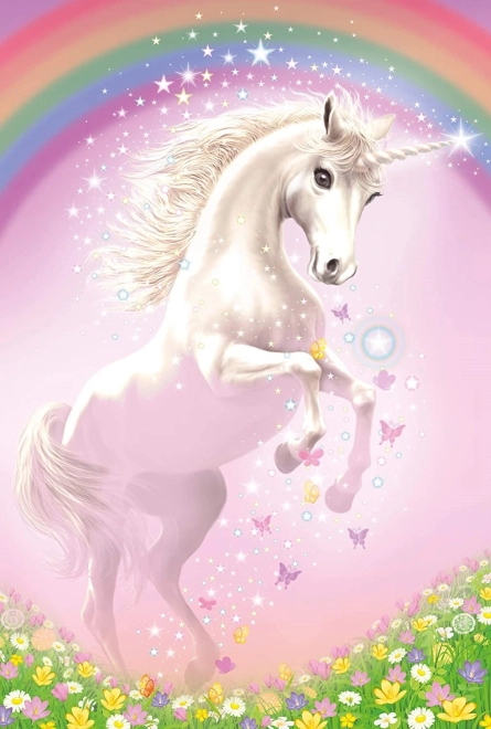 Puzzle unicornio rosa de 150 piezas