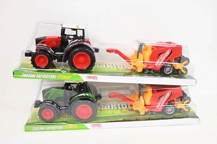 Tractor infantil con máquina agrícola