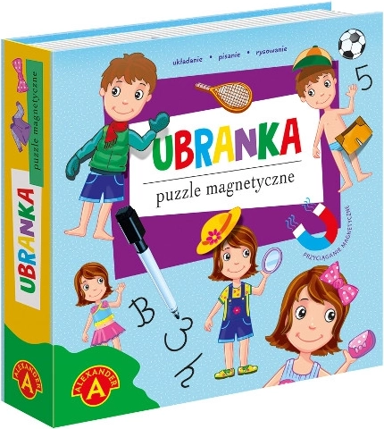 Puzle magnético – recortables de ropa para niños
