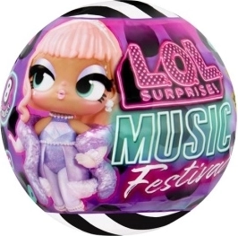 Muñeca L.O.L. Surprise! Music Festival en bola de discoteca - 1 unidad