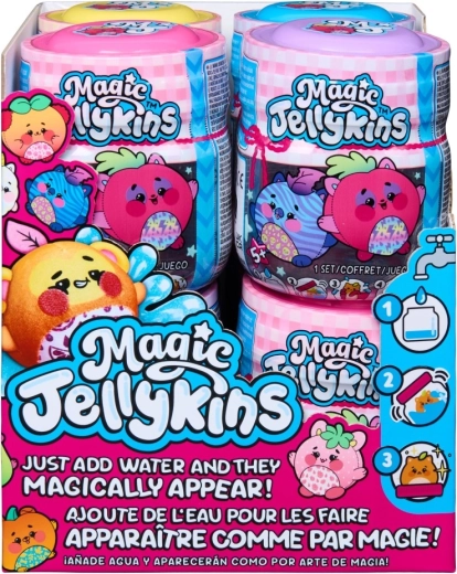 Magic Jellykins peluches mágicos en un vasito misterioso