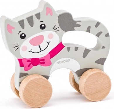Woodyland gatita con ruedas y asa