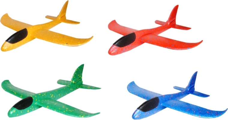 Avión de espuma para lanzar