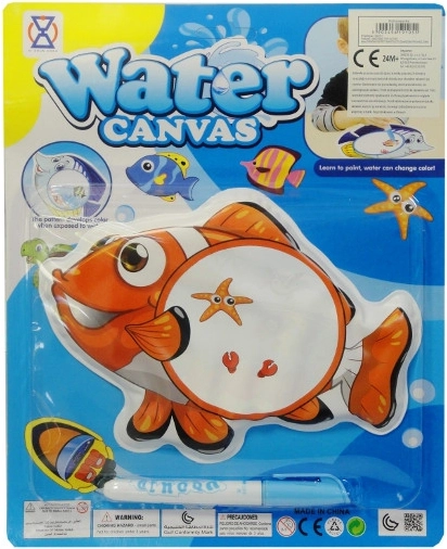 Libro de baño que cambia de color con rotulador de agua