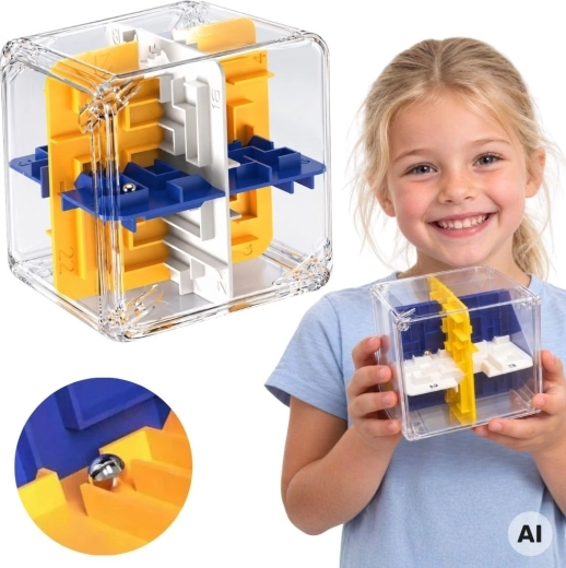 Juego de lógica Woopie: laberinto 3D con bola