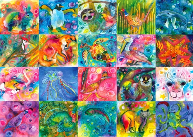 Puzzle Encanto de los animales 1000 piezas
