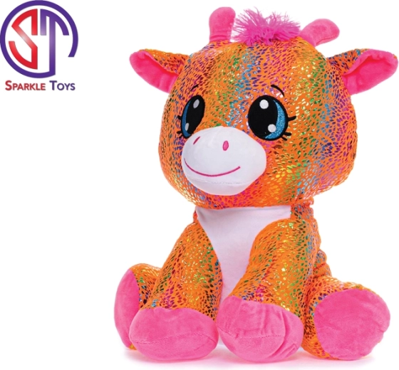 Jirafa de peluche 37 cm naranja para niños desde el nacimiento