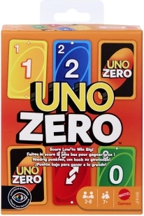Juego de cartas Mattel UNO Zero