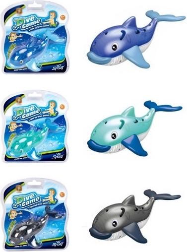 Ballena luminosa sumergible para el agua
