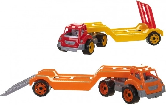 Camión grúa Technok Maksik: conjunto de transporte de coches de plástico para niños
