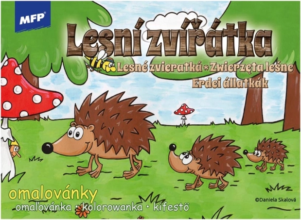 Libro para colorear Animalitos del bosque