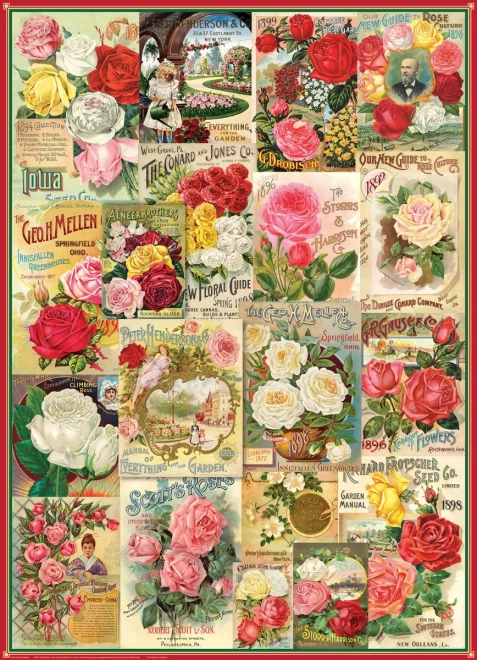 Puzzle Eurographics catálogo de semillas: rosas 1000 piezas