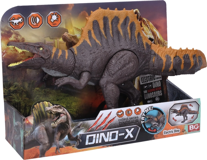 Dinosaurio con efectos de luz y sonido 42 cm