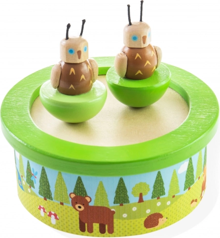 Caja de música de madera BIGJIGS TOYS Woodland