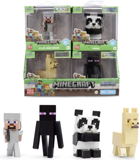 Figura metálica coleccionable Jada Minecraft de 6,5 cm