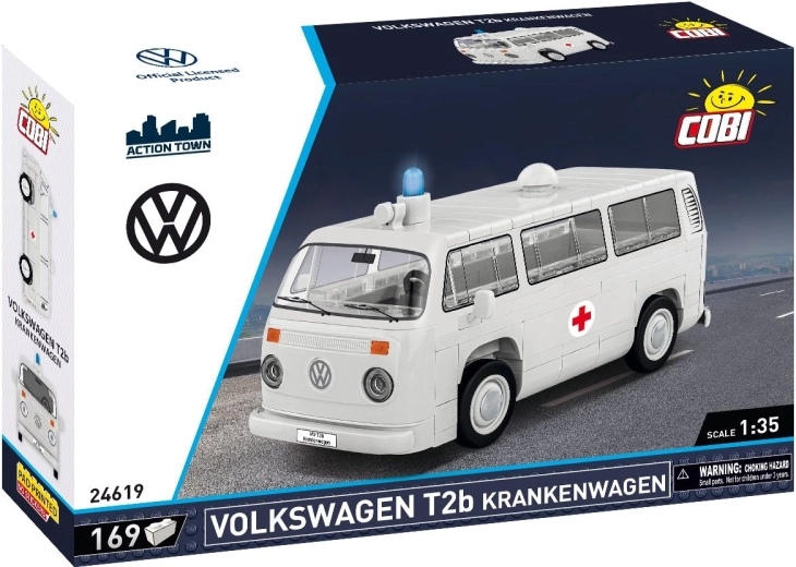 Cobi Volkswagen T2b ambulancia 1:35 (169 piezas)