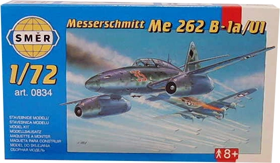 Modelo Messerschmitt Me 262 B-1a/U1 1:72